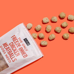 The Only Freeze Dried Chicken Meatballs Dogs Need - BULK