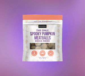 The Only Spooky Pumpkin Meatballs Dogs Need