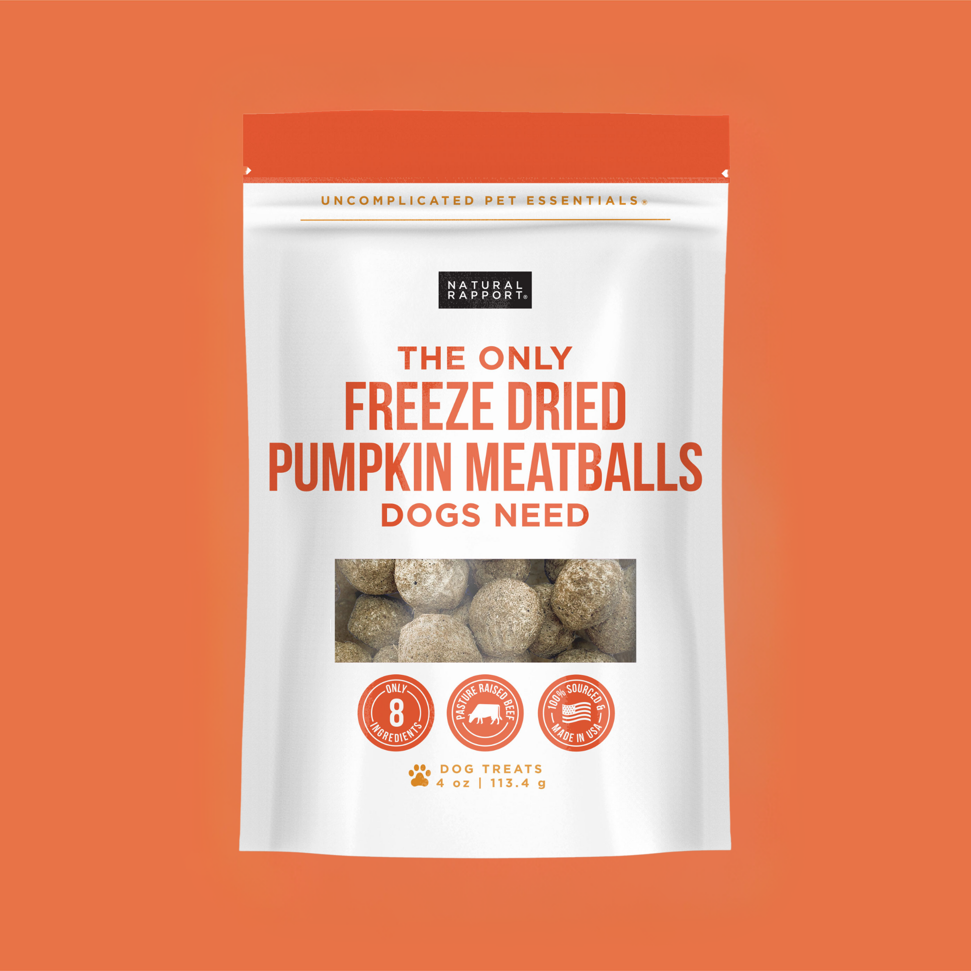 The Only Freeze Dried Pumpkin Meatballs Dogs Need – Natural Rapport The Only Freeze Dried Pumpkin Meatballs Dogs Need – Natural Rapport