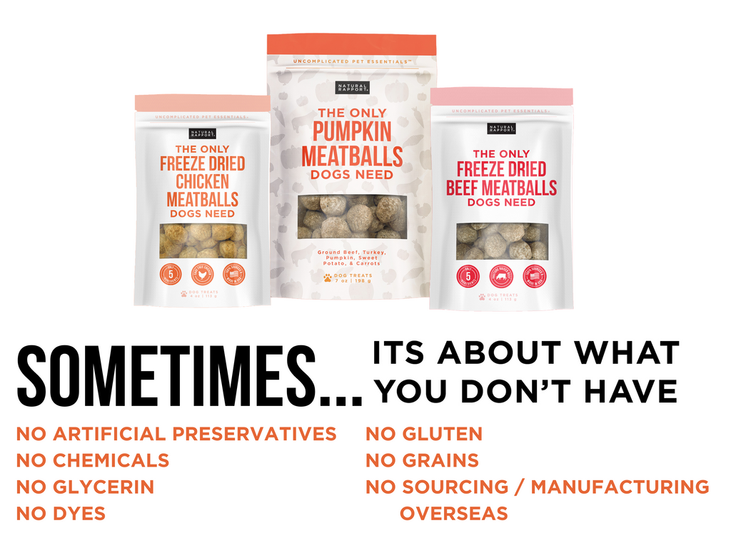 Meatball Trio Treat Bundle Natural Rapport