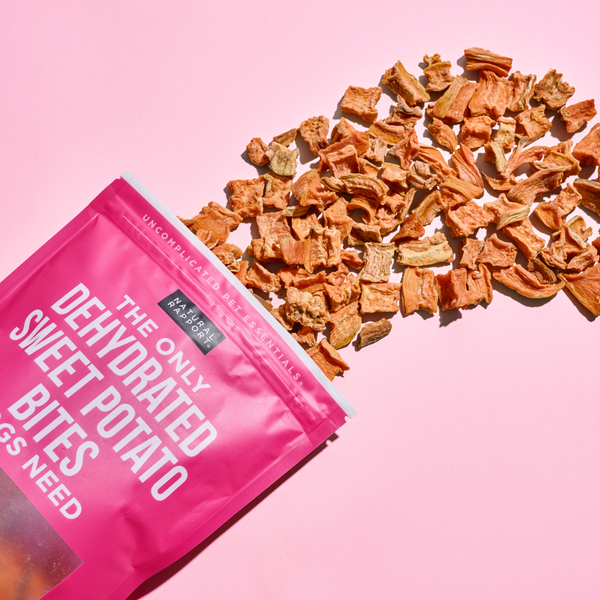 The Only Dehydrated Sweet Potato Bites Dogs Need