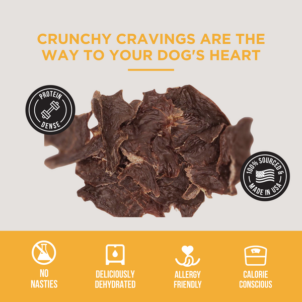 The Only Dehydrated Beef Heart Jerky Dogs Need - Wholesale