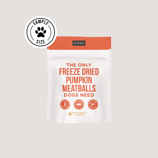 The Only Freeze Dried Pumpkin Meatballs Dogs Need - Wholesale