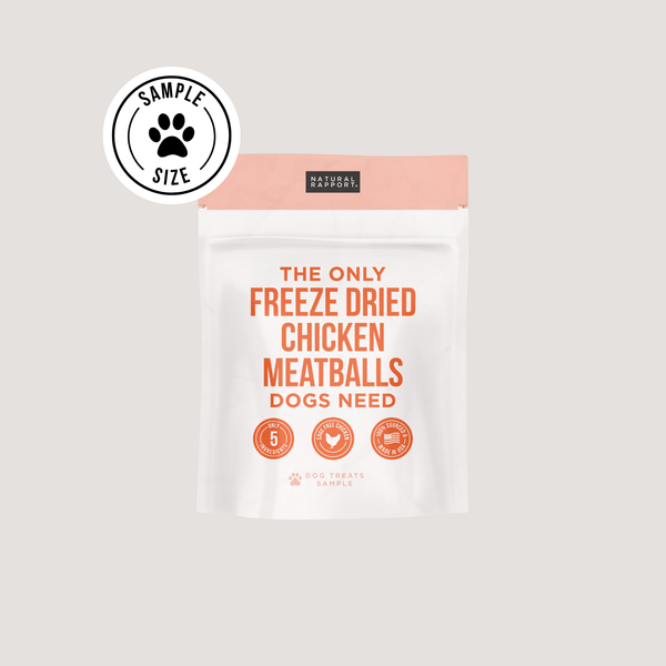 The Only Freeze Dried Chicken Meatballs Dogs Need