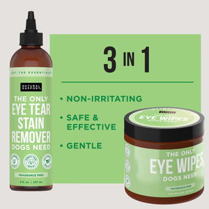 The Only Eye Tear Stain Remover Duo Dogs Need