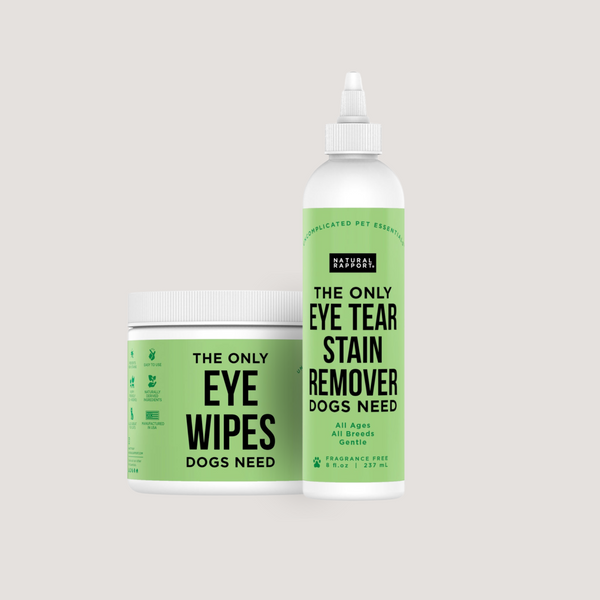 The Only Eye Tear Stain Remover Duo Dogs Need