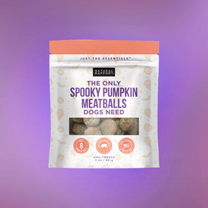 The Only Spooky Pumpkin Meatballs Dogs Need