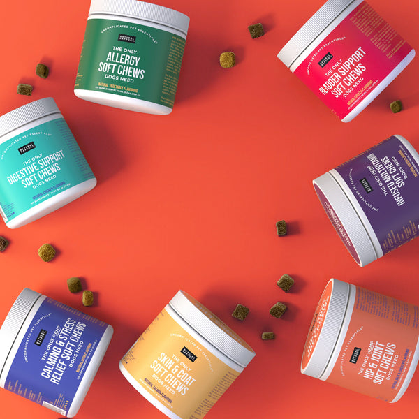 The Only Wellness Trio Dogs Need - Choice of 3 Soft Chew Supplements