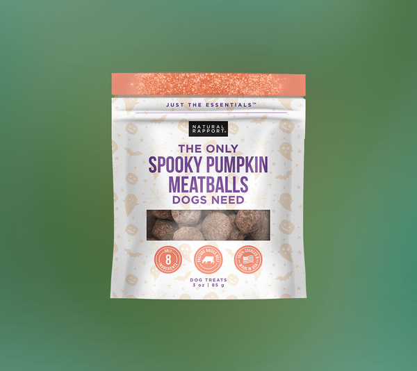 The Only Spooky Pumpkin Meatballs Dogs Need