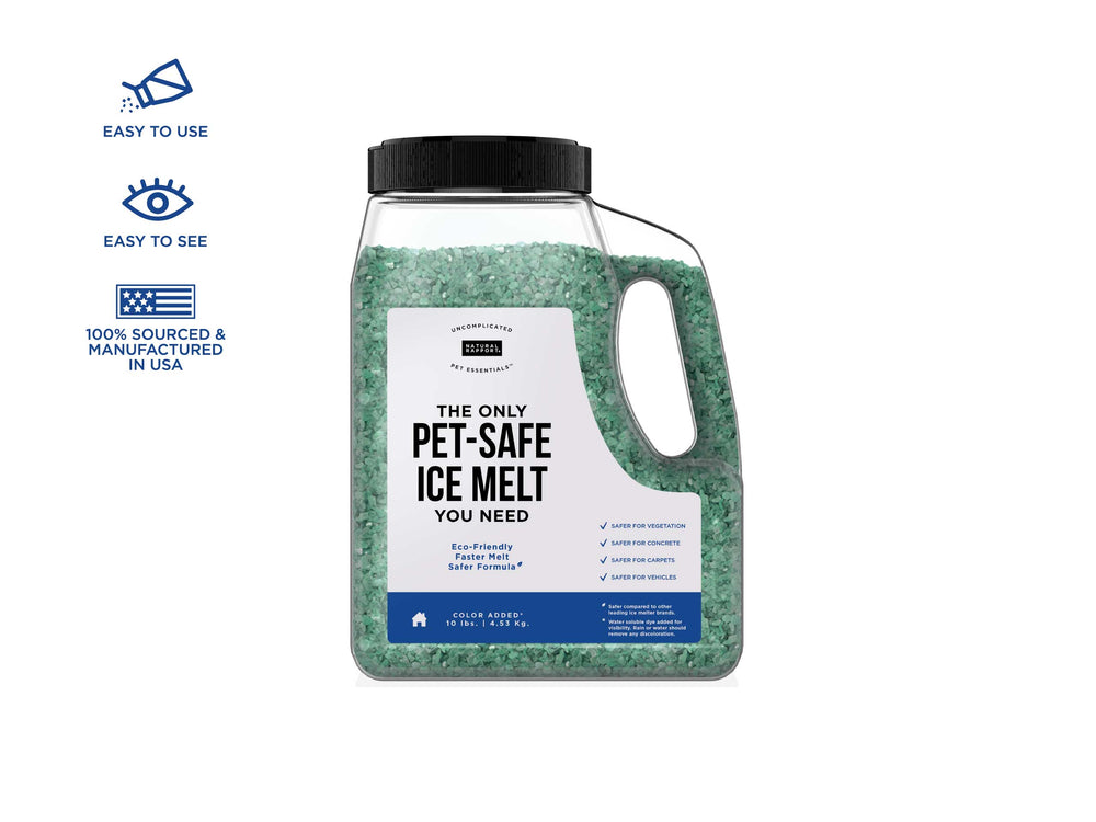 Pet safe ice melt