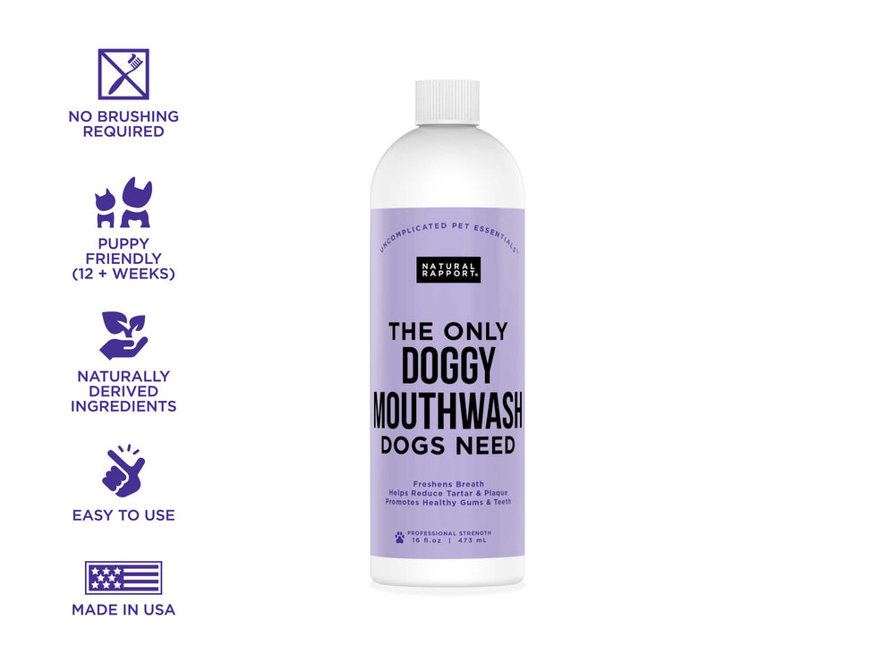 The Only Doggy Mouthwash Dogs Need - 2 pack