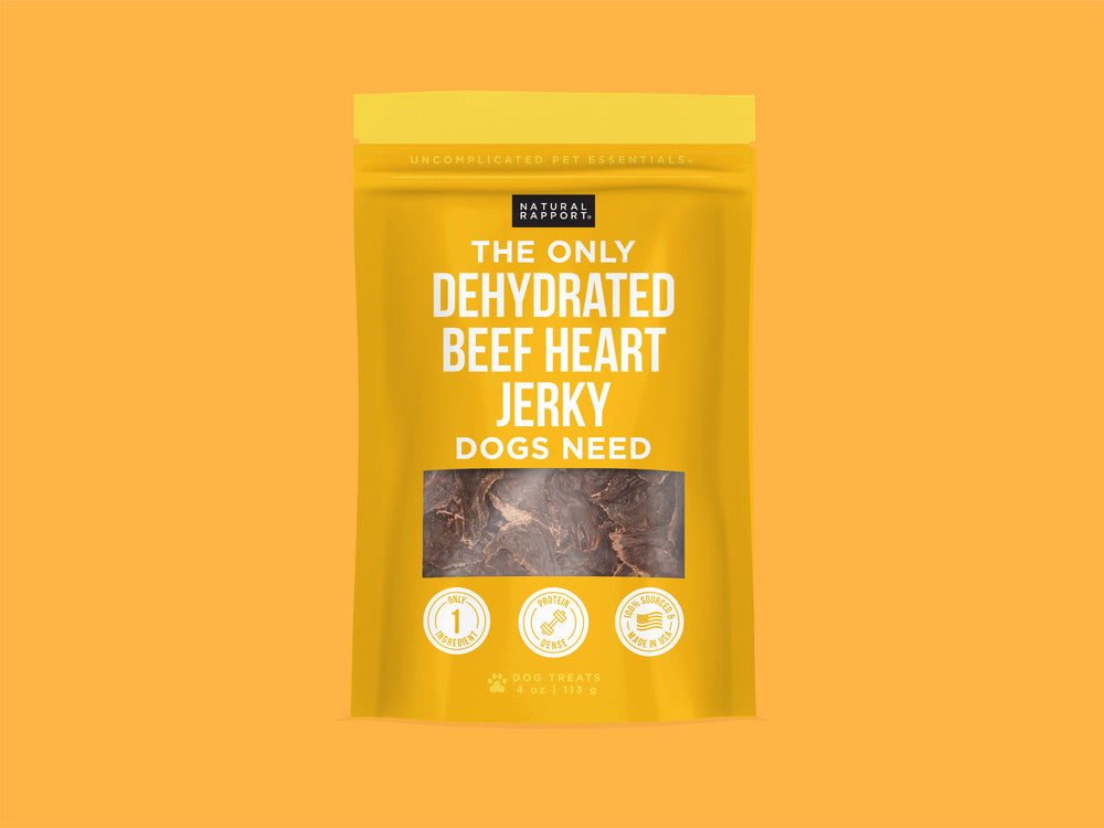 The Only Dehydrated Beef Heart Jerky Dogs Need - Wholesale