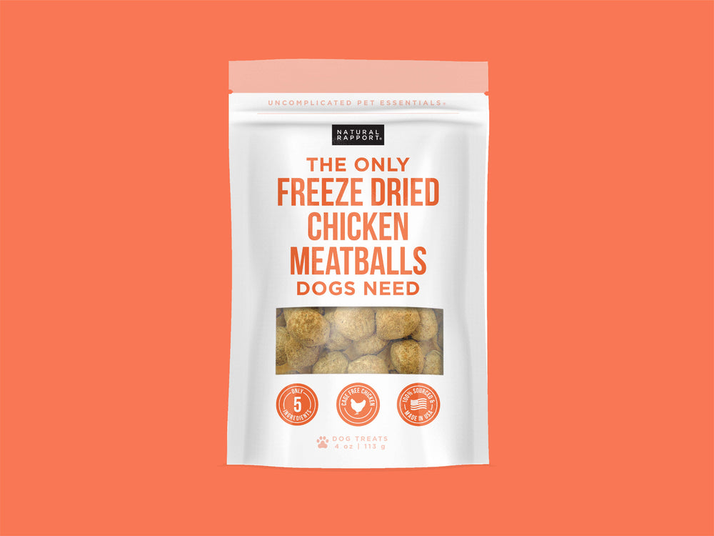 The Only Freeze Dried Chicken Meatballs Dogs Need