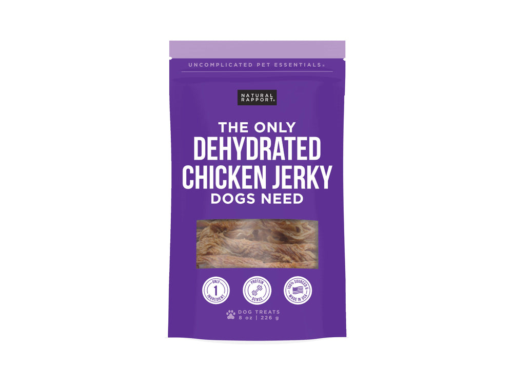 The Only Dehydrated Chicken Jerky Dogs Need