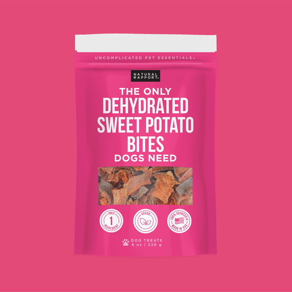 The Only Dehydrated Sweet Potato Bites Dogs Need