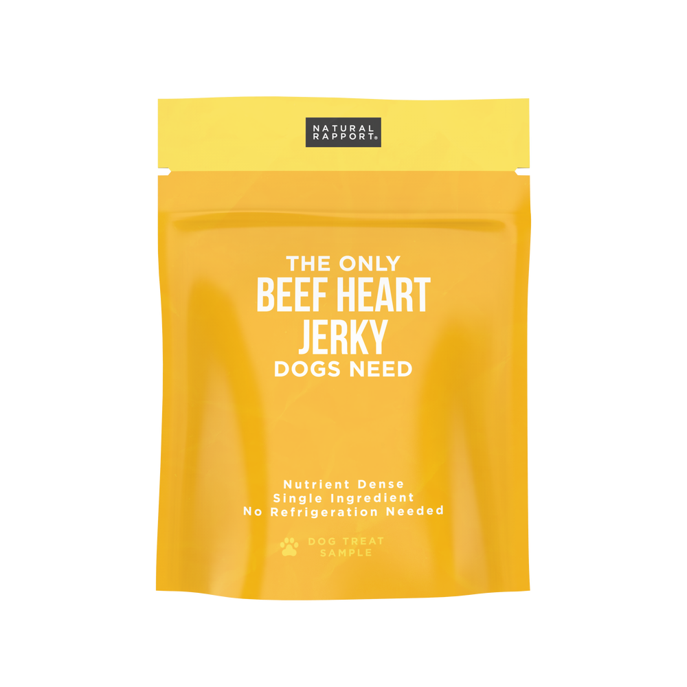 The Only Beef Heart Jerky Dogs Need
