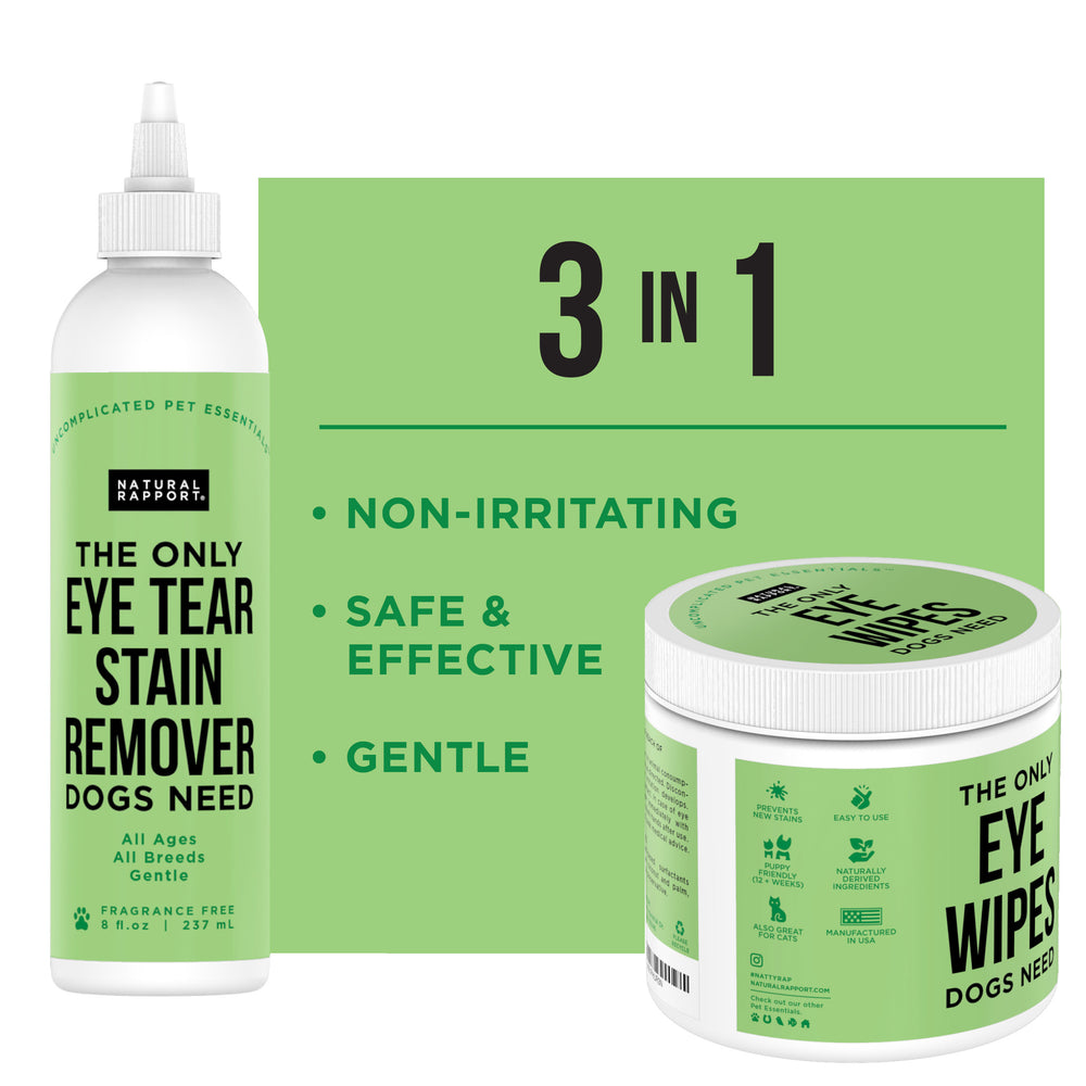 Dog Eye Tear + Treats Bundle
