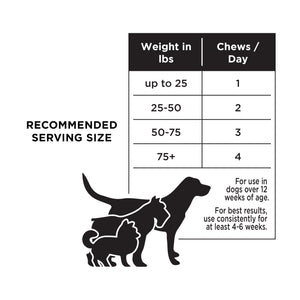 Soft chew supplements for dogs